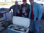 Box Full Shot!!! 
DO YOU HAVE REDFISH FEVER??? NOW IS THE TIME TO GET SOME!!!

All of the fish caught within 10 minuets of the Dock!!! 
Need a place to stay this weekend for your Duck Hunting or Fishing Call??? Six Comfortable Private Deluxe Overnight Accommodations in Hopedale with Plenty of Open Dates in January!!! 

The Catch Wednesday Boat 1 
40 Speckled Trout (Do you need to fill your freezer now is a good time!!!) 
20 Redfish (LIMITED OUT EARLY and Released many More!!!) 

The Catch Wednesday Boat 2 
10 Speckled Trout (Want Some!!!) 
15 Redfish (LIMITED OUT!!!) 

The Catch Wednesday Boat 3 
30 Speckled Trout (Don�t you need some Action!!!) 
3 Redfish (By Accident did not want any!!!) 

We Book Em, You Hook Em, You Catch Em, We Clean Em, You Cook Em!!! P0086251.jpg